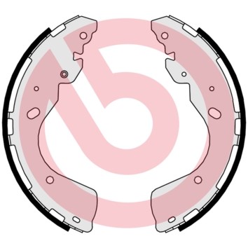 Bromsbackar, sats, Bakaxel BREMBO