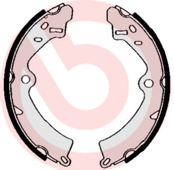 Bromsbackar, sats, Bakaxel BREMBO