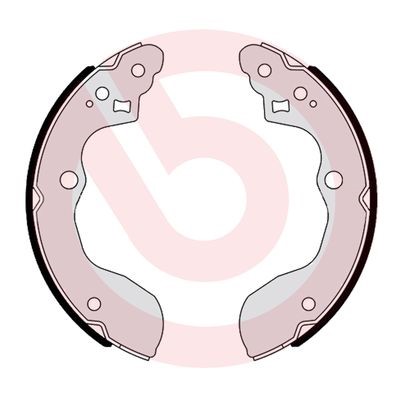 Bromsbackar, sats, Bakaxel Brembo S 79 526 BREMBO
