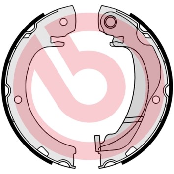 Bromsbackar, sats, parkeringsbroms, Bakaxel BREMBO