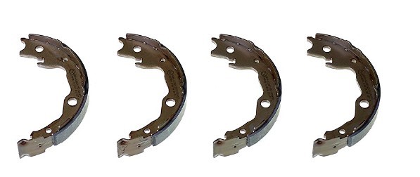 Bromsbackar, sats, parkeringsbroms, Bakaxel BREMBO