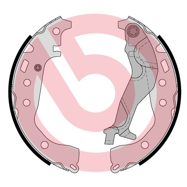 Bromsbackar, sats, Bakaxel BREMBO