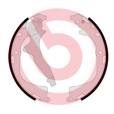 Bromsbackar, sats, Bakaxel BREMBO