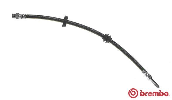Bromsslang, Framaxel, Höger, Vänster Brembo T 24 117 BREMBO