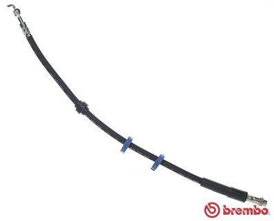 Bromsslang, Framaxel, Höger, Vänster Brembo T 61 128 BREMBO
