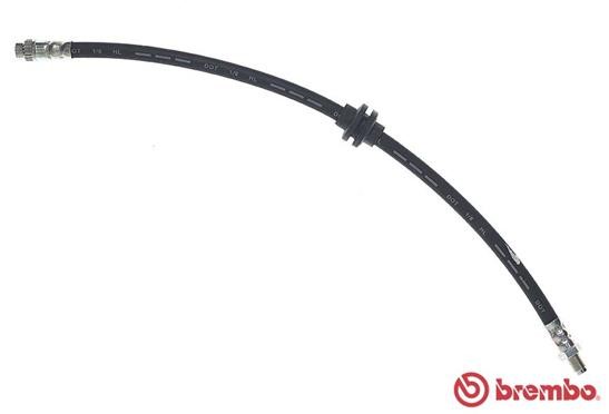 Bromsslang, Framaxel, Höger, Vänster Brembo T 68 086 BREMBO