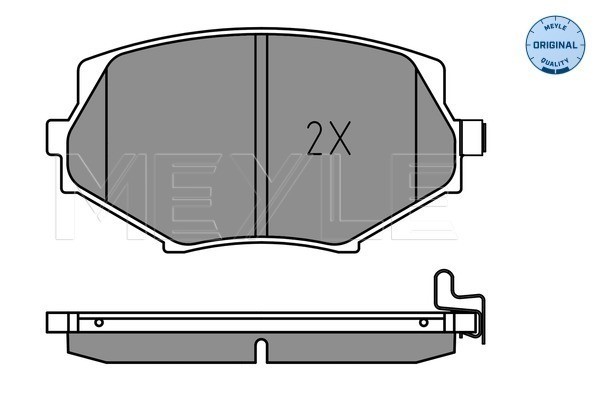 Bromsbeläggsats, Framaxel Meyle 025 233 5414 MEYLE