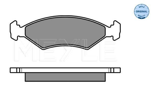 Bromsbeläggsats, Framaxel Meyle 025 233 8418/W MEYLE