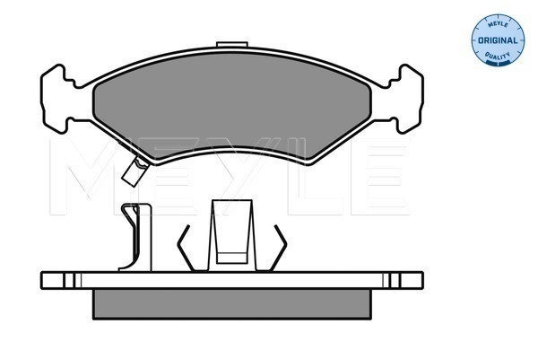 Bromsbeläggsats, Framaxel Meyle 025 233 8418/W MEYLE