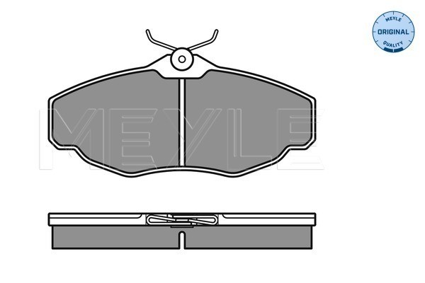 Bromsbeläggsats, Framaxel Meyle 025 234 5219 MEYLE