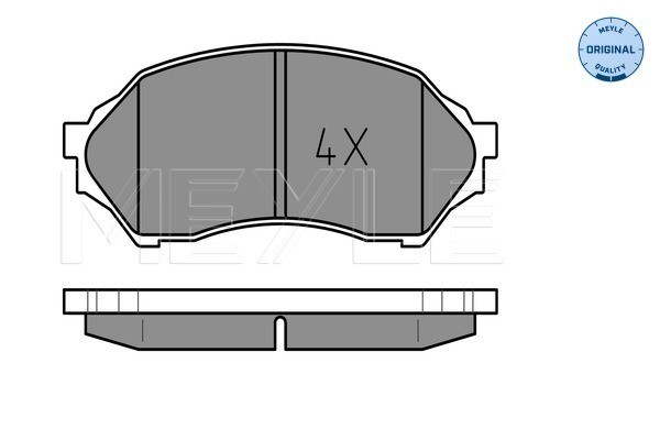 Bromsbeläggsats, Framaxel Meyle 025 234 9016 MEYLE