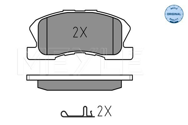 Bromsbeläggsats, Framaxel Meyle 025 234 9714/W MEYLE
