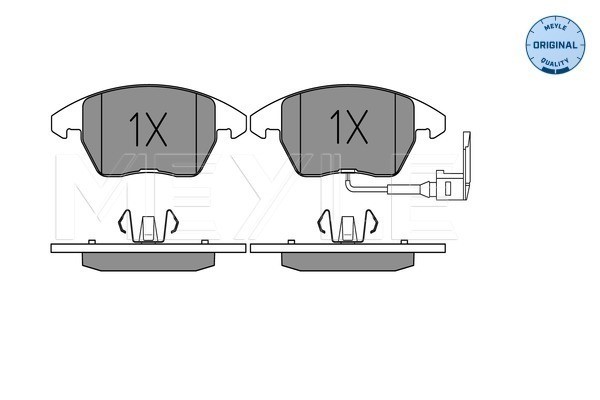 Bromsbeläggsats, Framaxel Meyle 025 235 8720/W MEYLE