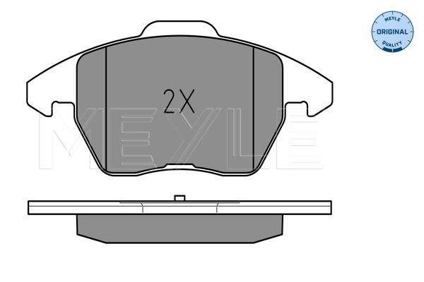 Bromsbeläggsats, Framaxel Meyle 025 235 8919 MEYLE