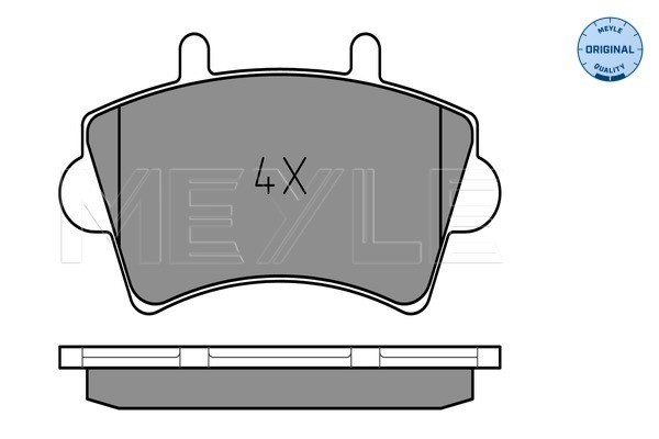 Bromsbeläggsats, Framaxel Meyle 025 236 1318 MEYLE