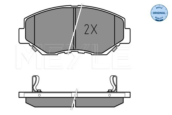 Bromsbeläggsats, Framaxel Meyle 025 238 6817 MEYLE