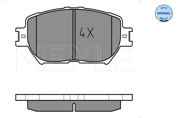 Bromsbeläggsats, Framaxel Meyle 025 239 2817 MEYLE