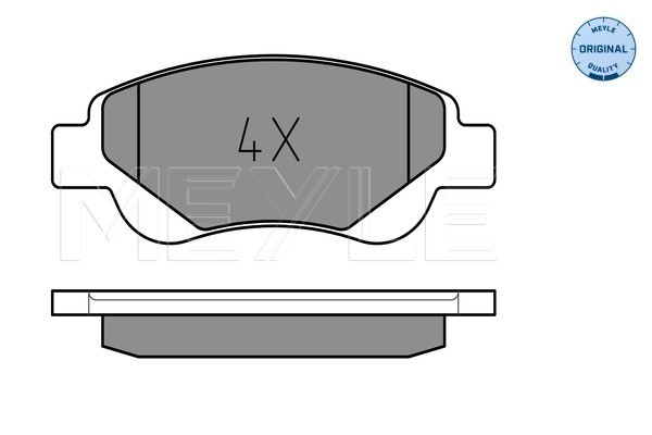 Bromsbeläggsats, Framaxel Meyle 025 239 5917 MEYLE