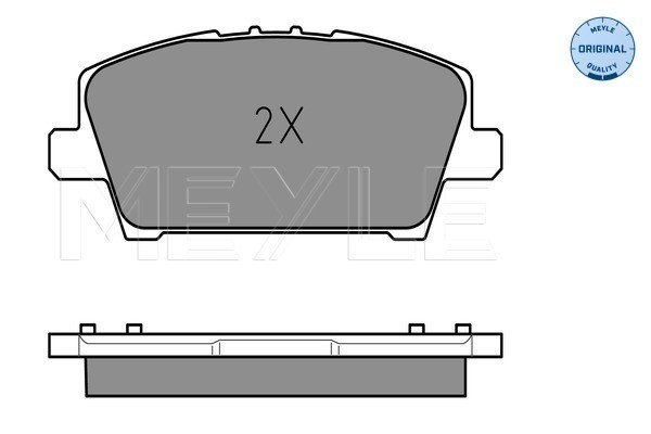 Bromsbeläggsats, Framaxel Meyle 025 240 8717/W MEYLE Bromsbeläggsats, Framaxel Meyle 025 240 8717/W MEYLE