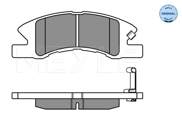 Bromsbeläggsats, Framaxel Meyle 025 242 2914/W MEYLE