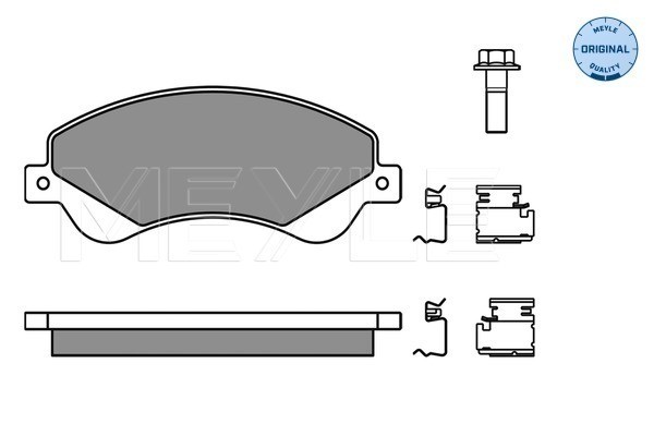 Bromsbeläggsats, Framaxel Meyle 025 244 8518/W MEYLE