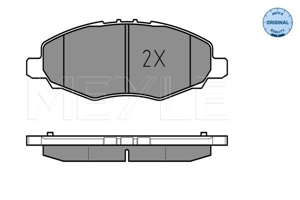 Bromsbeläggsats, Framaxel Meyle 025 245 2316/W MEYLE