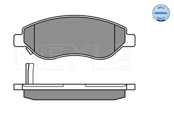 Bromsbeläggsats, Framaxel Meyle 025 245 5019/W MEYLE Bromsbeläggsats, Framaxel Meyle 025 245 5019/W MEYLE