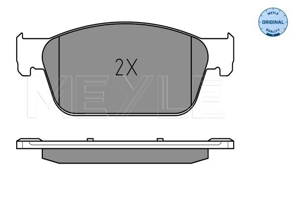 Bromsbeläggsats, Framaxel Meyle 025 246 2318/W MEYLE
