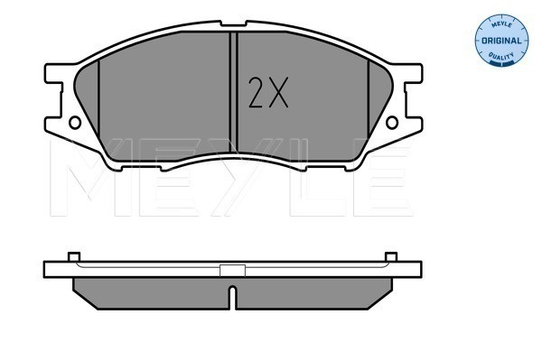 Bromsbeläggsats, Framaxel Meyle 025 246 4815/W MEYLE Bromsbeläggsats, Framaxel Meyle 025 246 4815/W MEYLE