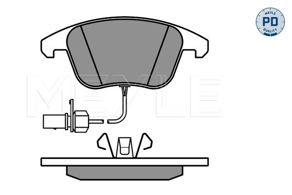 Bromsbeläggsats, Framaxel Meyle 025 247 0520/PD MEYLE