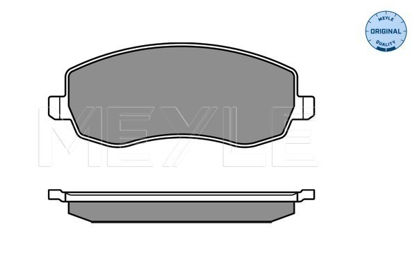 Bromsbeläggsats, Framaxel Meyle 025 248 3919/W MEYLE