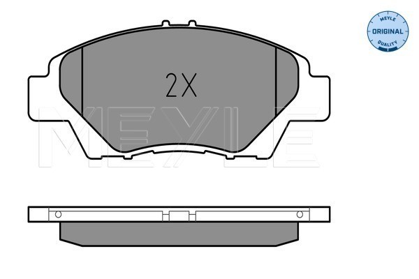 Bromsbeläggsats, Framaxel Meyle 025 249 7915/W MEYLE