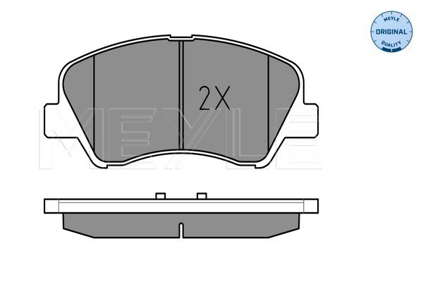 Bromsbeläggsats, Framaxel Meyle 025 253 4818 MEYLE