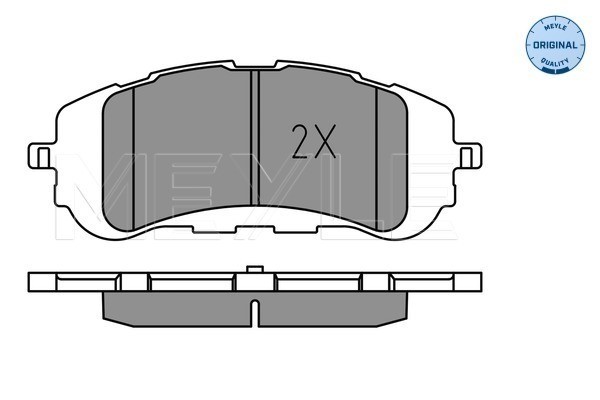 Bromsbeläggsats, Framaxel Meyle 025 258 9518 MEYLE