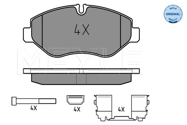 Bromsbeläggsats, Framaxel Meyle 025 292 2920 MEYLE