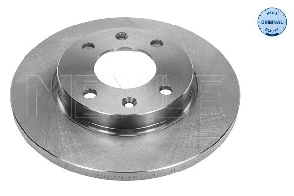 Bromsskiva Solid, Framaxel Meyle 11-15 521 0036 MEYLE
