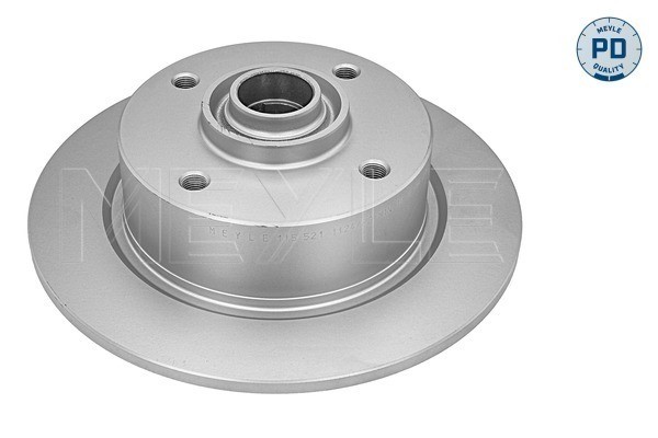 Bromsskiva Solid, Framaxel Meyle 115 521 1124/PD MEYLE