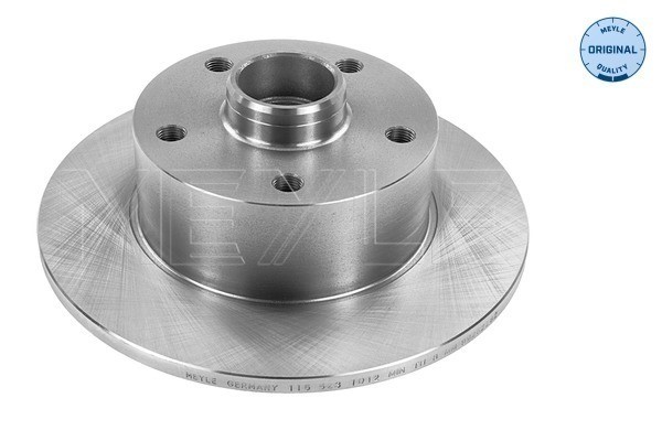 Bromsskiva Solid, Bakaxel Meyle 115 523 0016 MEYLE