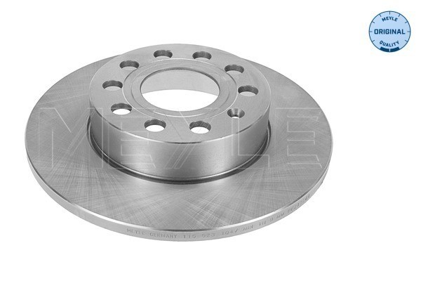 Bromsskiva Solid, Bakaxel Meyle 115 523 0038 MEYLE