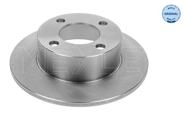 Bromsskiva Solid, Bakaxel Meyle 115 523 1006 MEYLE