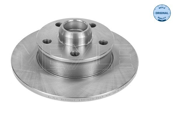 Bromsskiva Solid, Bakaxel Meyle 115 523 1041 MEYLE