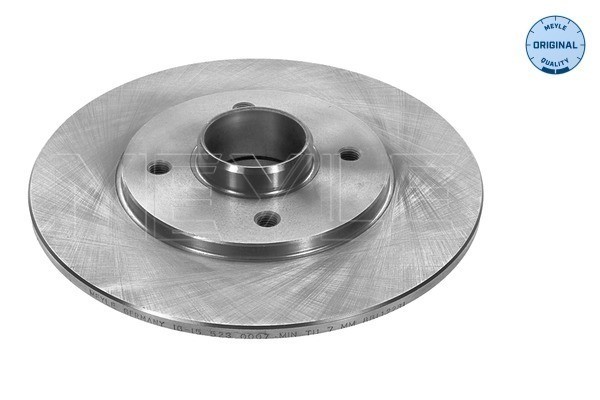 Bromsskiva Solid, Bakaxel Meyle 16-15 523 0007 MEYLE