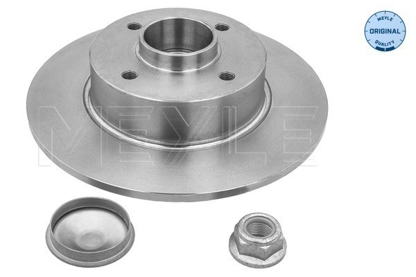 Bromsskiva Solid, Bakaxel Meyle 16-15 523 4114 MEYLE