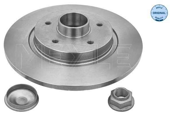 Bromsskiva Solid, Bakaxel Meyle 16-15 523 4121 MEYLE