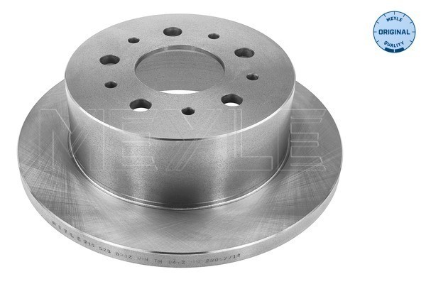 Bromsskiva Solid, Bakaxel Meyle 215 523 0012 MEYLE