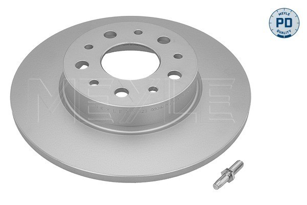 Bromsskiva Solid, Bakaxel Meyle 215 523 0036/PD MEYLE