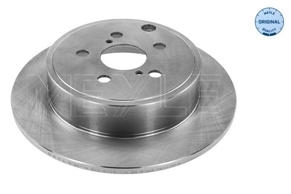 Bromsskiva Solid, Bakaxel Meyle 30-15 523 0070 MEYLE