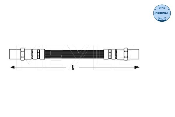 Bromsslang, Framaxel Meyle 300 343 2103 MEYLE Bromsslang, Framaxel Meyle 300 343 2103 MEYLE