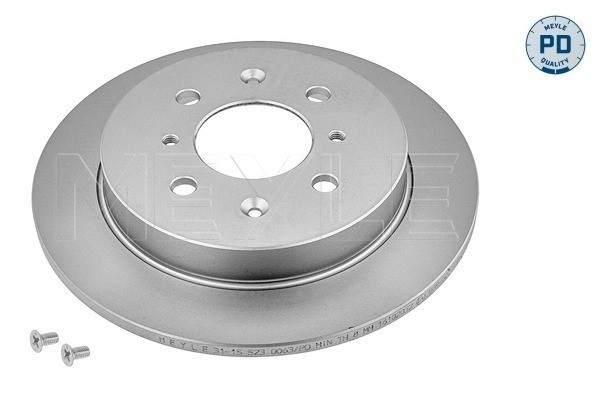 Bromsskiva Solid, Bakaxel Meyle 31-15 523 0063/PD MEYLE