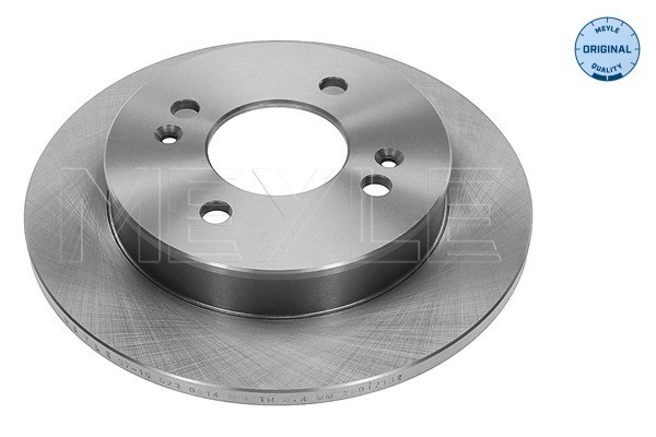 Bromsskiva Solid, Bakaxel Meyle 37-15 523 0014 MEYLE